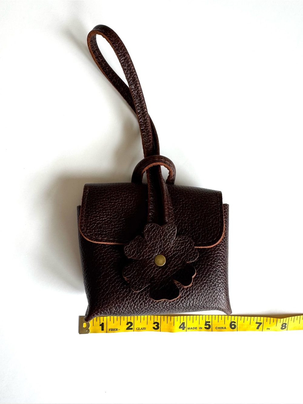 Portland Leather Blooming Wristlet in Coldbrew - Picture 8 of 10